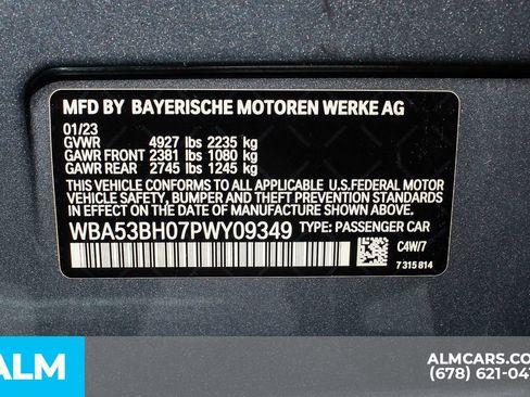 Used 2023 BMW 530i w/ M Sport Package RWD image 41