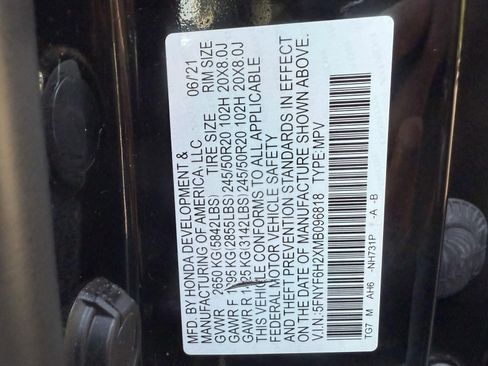 Used 2021 Honda Pilot Special Edition image 44