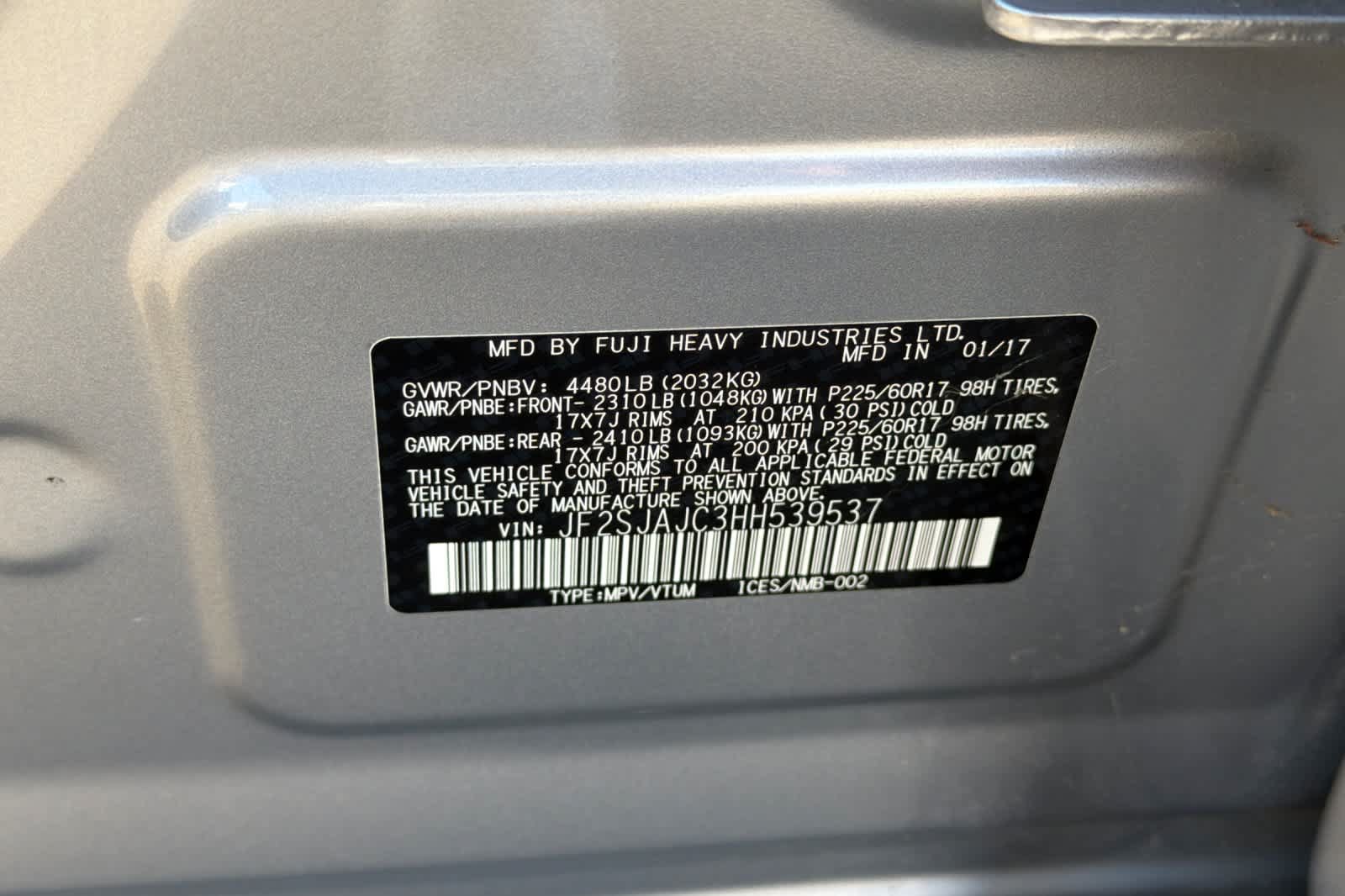 Used 2017 Subaru Forester 2.5i Limited w/ Protection Package #2 AWD/4WD image 31
