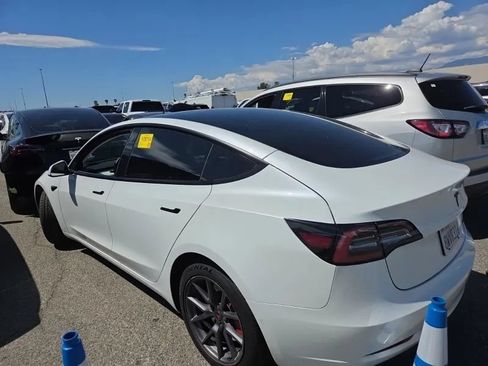 Used 2021 Tesla Model 3 Long Range AWD/4WD image 3