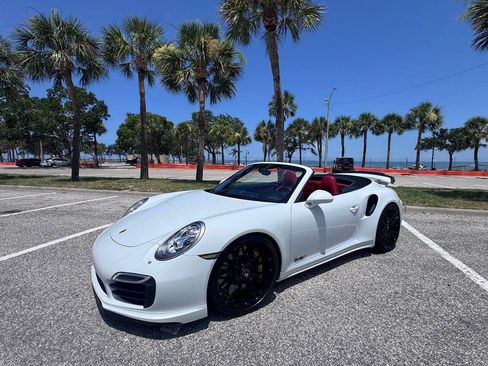 Used 2015 Porsche 911 Turbo S Cabriolet AWD/4WD image 3