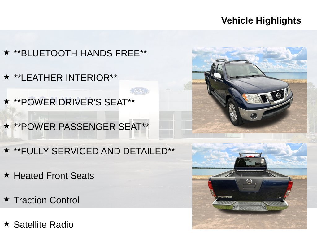 Used 2010 Nissan Frontier LE w/ LE Value Truck Pkg RWD image 6