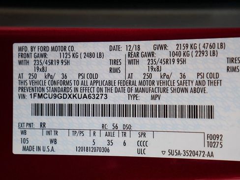 Used 2019 Ford Escape SE AWD/4WD image 57