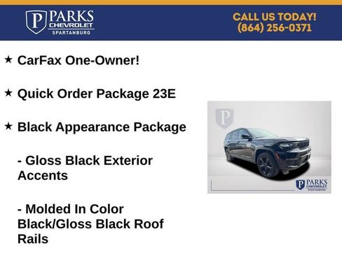 Used 2023 Jeep Grand Cherokee L Limited w/ Black Appearance Package AWD/4WD image 5