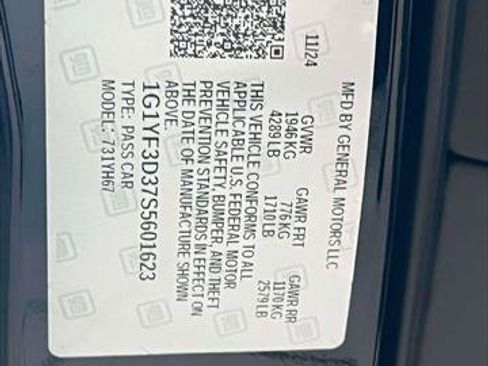 Used 2025 Chevrolet Corvette Z06 w/ Stealth Interior Trim Package image 16