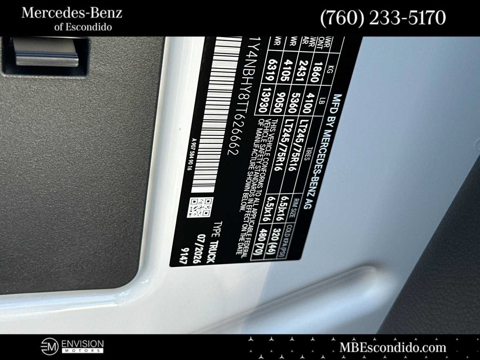 New 2026 Mercedes-Benz Sprinter 2500 image 33
