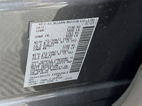 New 2026 Nissan Murano Platinum w/ Cargo Package image 27