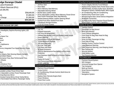 Used 2023 Dodge Durango Citadel image 45