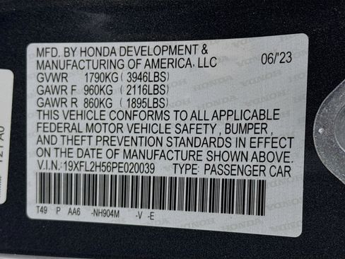 Certified 2023 Honda Civic LX image 29