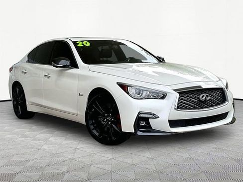 Used 2020 INFINITI Q50 Red Sport 400 w/ Proactive Package AWD/4WD image 3