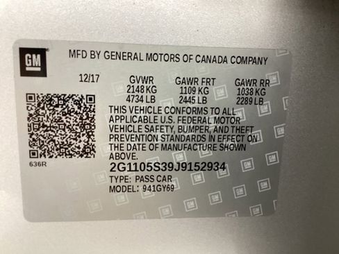 Used 2018 Chevrolet Impala LT FWD image 49