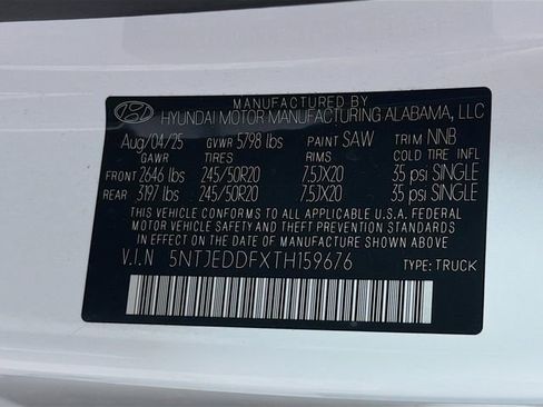 Used 2026 Hyundai Santa Cruz Limited AWD/4WD image 39
