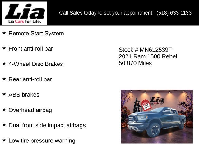 Used 2021 RAM 1500 Rebel w/ Rebel Level 1 Equipment Group AWD/4WD image 24