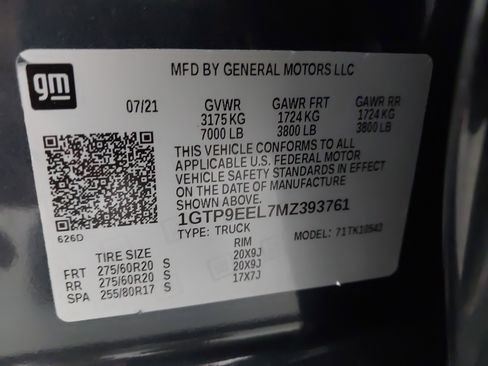 Used 2021 GMC Sierra 1500 AT4 image 35