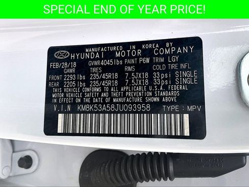 Used 2018 Hyundai Kona Ultimate image 18