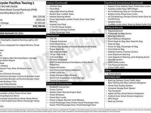 Used 2022 Chrysler Pacifica Touring-L image 29