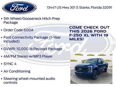 New 2026 Ford F250 XL w/ STX Appearance Package image 20