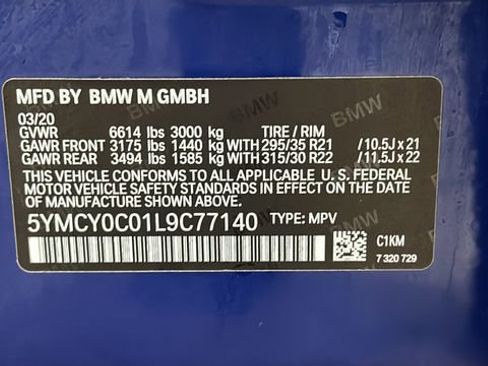 Used 2020 BMW X6 M Competition w/ Executive Package AWD/4WD image 27