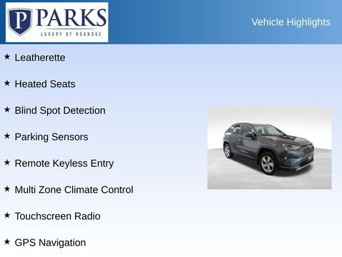 Used 2019 Toyota RAV4 Limited w/ Carpet Mat Package image 4