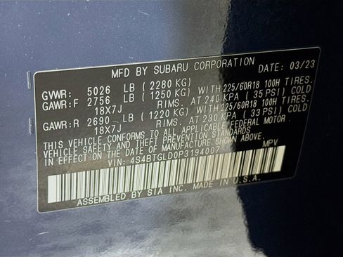 Used 2023 Subaru Outback Onyx Edition XT image 43