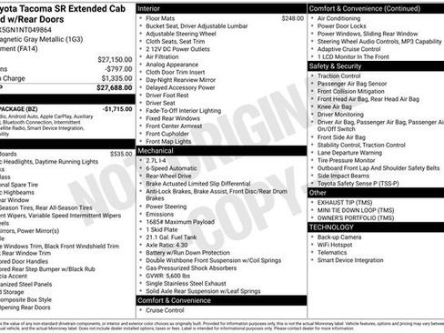 Used 2022 Toyota Tacoma SR RWD image 7