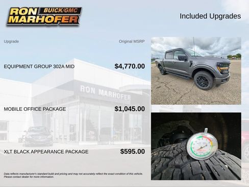 Used 2024 Ford F150 XLT w/ Equipment Group 302A MID AWD/4WD image 6