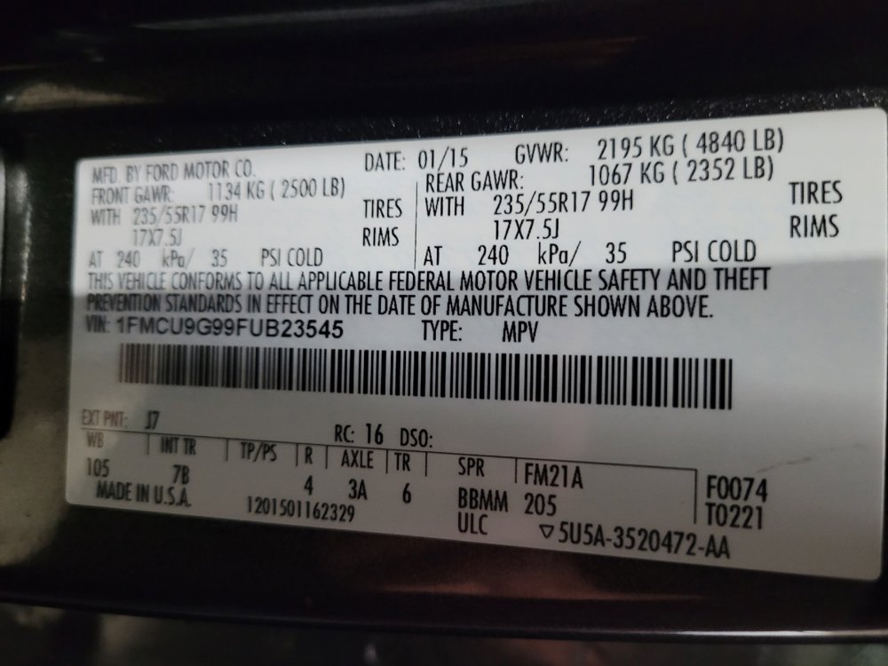 Used 2015 Ford Escape SE AWD/4WD image 33