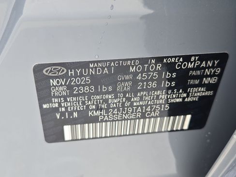 Used 2026 Hyundai Sonata Blue FWD image 34
