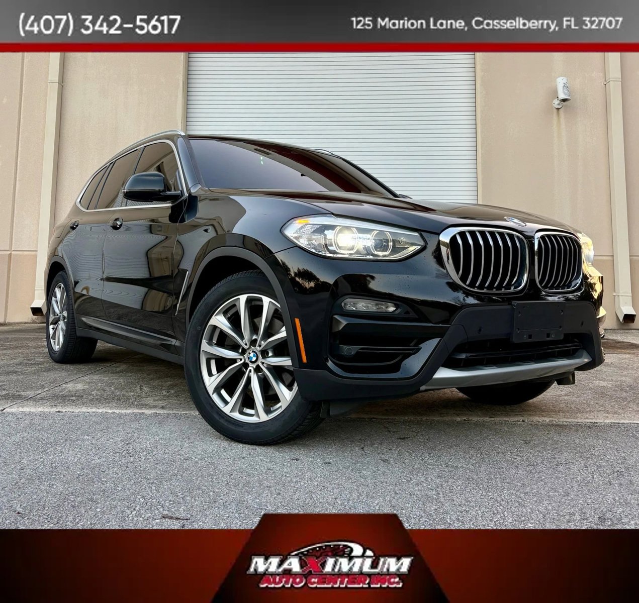 Used 2019 BMW X3 xDrive30i w/ Convenience Package AWD/4WD image 2