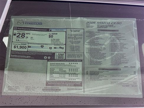 Certified 2025 MAZDA CX-50 AWD 2.5 S w/ Weather Package image 20