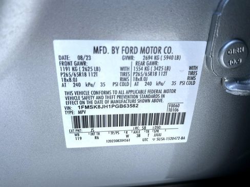 Used 2023 Ford Explorer Timberline w/ Timberline Technology Package AWD/4WD image 28