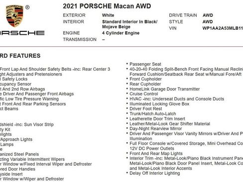 Used 2021 Porsche Macan AWD/4WD image 29