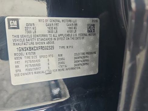 Used 2015 Chevrolet Tahoe LT AWD/4WD image 31