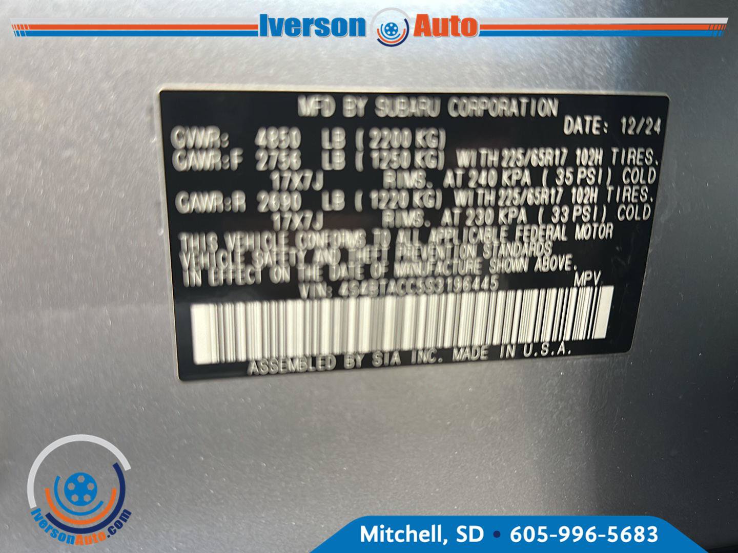 Used 2025 Subaru Outback Premium AWD/4WD image 12