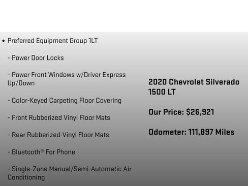 Used 2020 Chevrolet Silverado 1500 LT AWD/4WD image 12