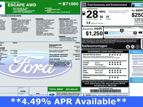 Used 2022 Ford Escape SE w/ Cold Weather Package image 5