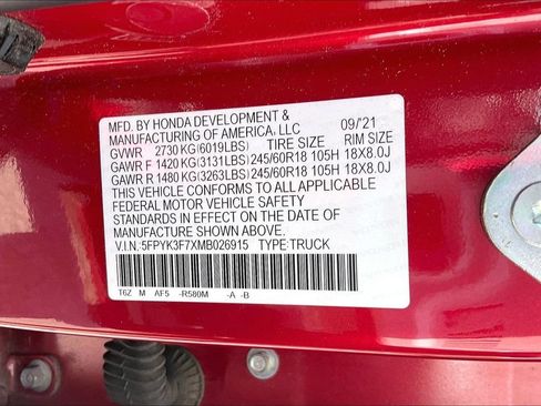 Used 2021 Honda Ridgeline RTL-E image 19
