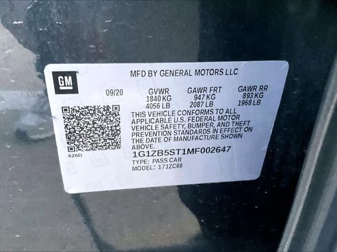 Used 2021 Chevrolet Malibu LS image 34