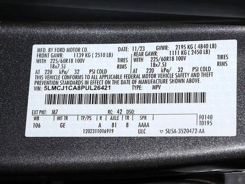 Used 2023 Lincoln Corsair FWD w/ Equipment Group 101A image 41