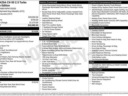 Used 2023 MAZDA CX-50 Meridian Edition w/ Cargo Package image 16