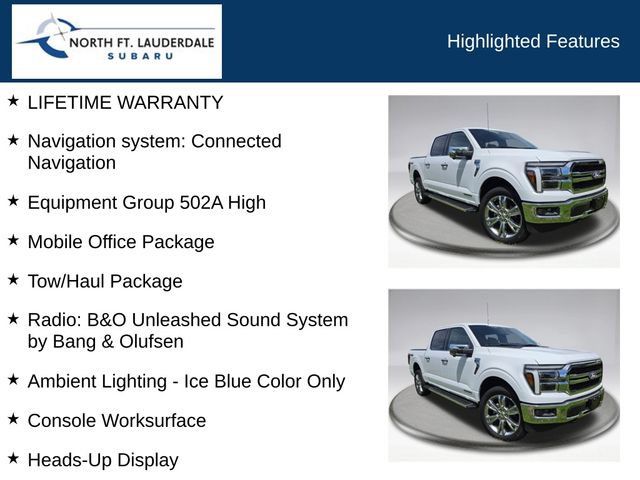Used 2025 Ford F150 Lariat w/ Equipment Group 502A High AWD/4WD image 7
