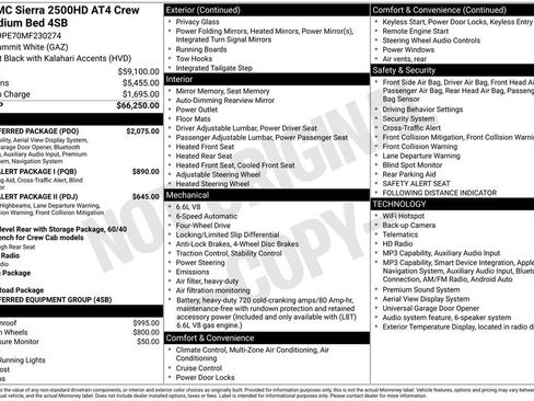 Used 2021 GMC Sierra 2500 AT4 w/ AT4 Preferred Package AWD/4WD image 6