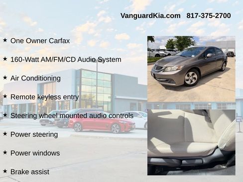 Used 2013 Honda Civic LX image 6