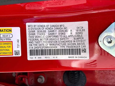 Used 2024 Honda Civic LX image 36