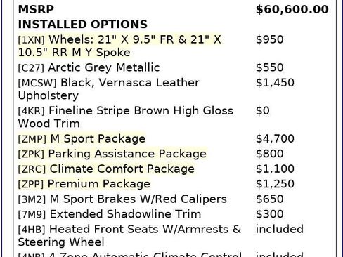 Used 2022 BMW X5 sDrive40i w/ M Sport Package RWD image 4