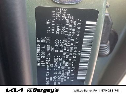 New 2026 Kia Sorento X-Line EX AWD/4WD image 24