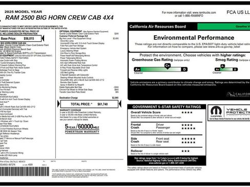 Used 2025 RAM 2500 Big Horn AWD/4WD image 2
