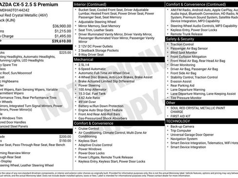 New 2026 MAZDA CX-5 2.5 S w/ Premium Package AWD/4WD image 6