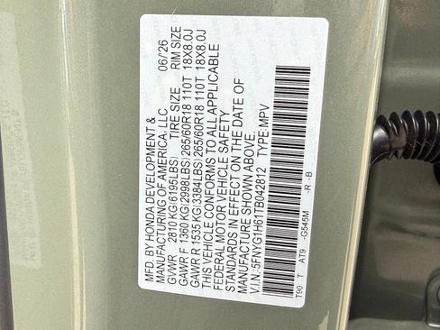 Certified 2026 Honda Pilot TrailSport image 29