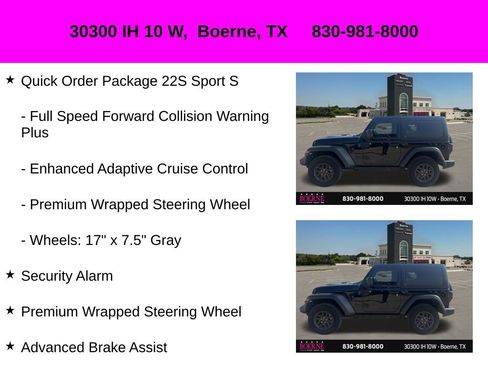 Used 2025 Jeep Wrangler Sport AWD/4WD image 16